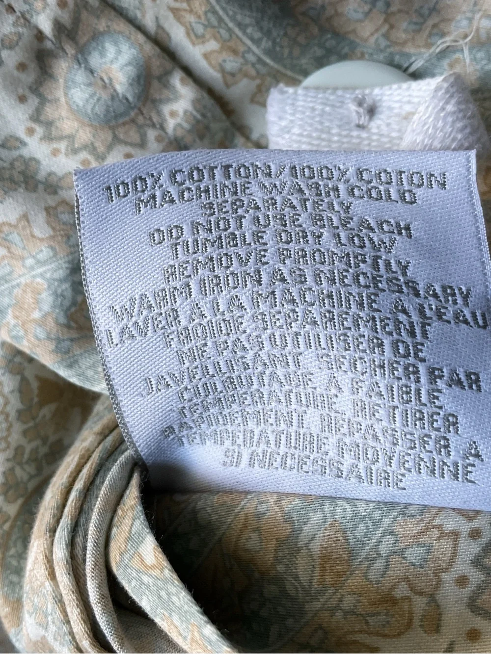 VTG Restoration Hardware Italian Cypress Paisley KING Duvet Cover & 2 Euro Shams